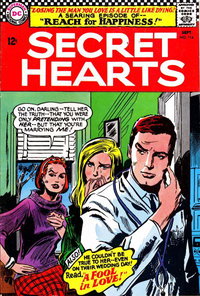 Secret Hearts (DC, 1949 series)  #114 (September 1966) — Losing the Man You Love Is a Little Like Dying!
