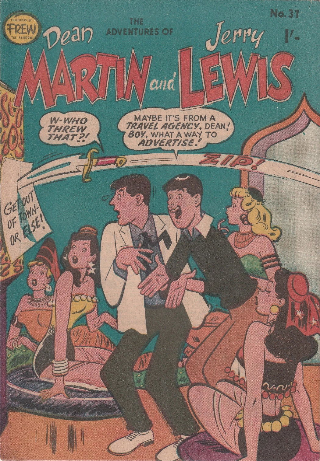 The Adventures of Dean Martin and Jerry Lewis (Frew, 1956 series) #31 ([July 1958?])