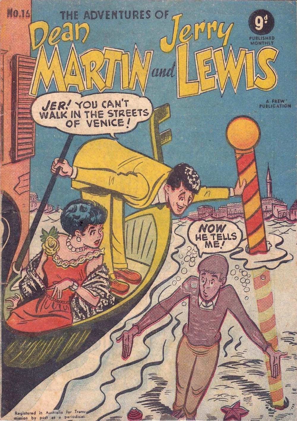 The Adventures of Dean Martin and Jerry Lewis (Frew, 1956 series) #16 ([April 1957?])
