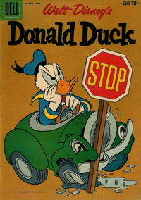 Walt Disney's Donald Duck (Dell, 1952 series)  #64 (March-April 1959) — Stop Sign