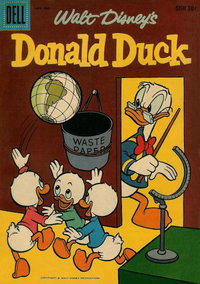 Walt Disney's Donald Duck (Dell, 1952 series)  #62 (November-December 1958) — Waste Basket Ball