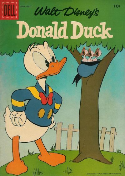 Walt Disney's Donald Duck (Dell, 1952 series) #55 (September-October 1957)