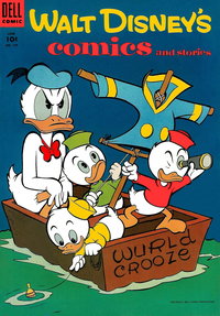 Walt Disney's Comics and Stories (Dell, 1940 series)  v15#9 (177) (June 1955) — Sail Made of Shirt