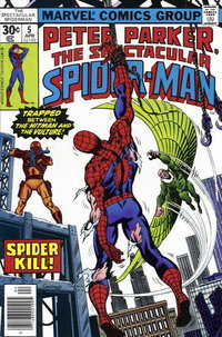 The Spectacular Spider-Man (Marvel, 1976 series)  #5 (April 1977) — Spider Kill!