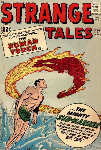 The Human Torch vs. the Mighty Sub-Mariner