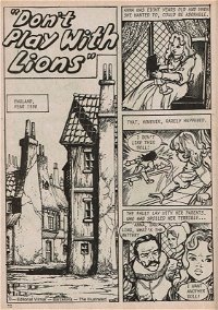 Fear Zone (Gredown, 1982?)  — Don't Play with Lions (page 1)