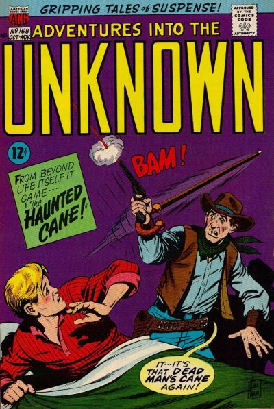 Adventures into the Unknown (ACG, 1948 series) #168 (October-November 1966)