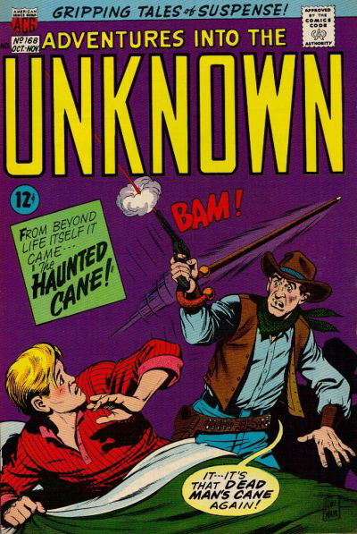 Adventures into the Unknown (ACG, 1948 series) #168 October-November 1966