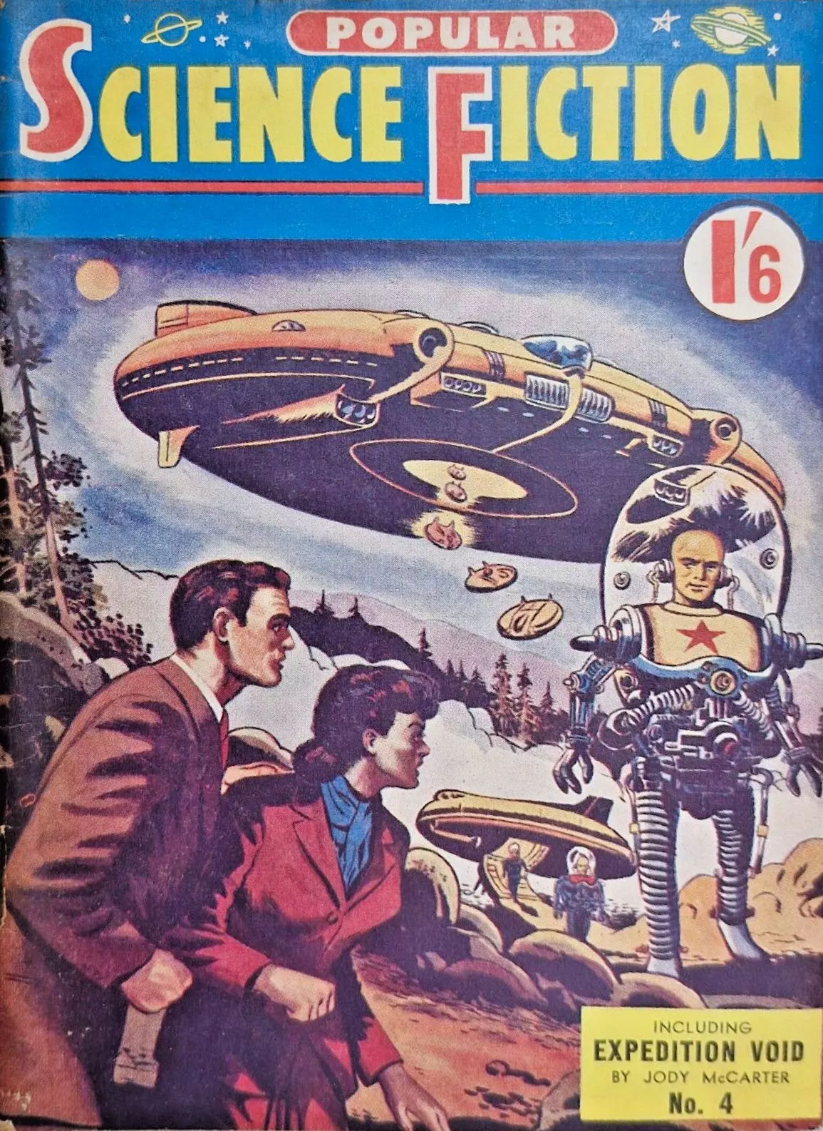 Popular Science Fiction (Blue Diamond, 1953 series) #4 ([July 1954])
