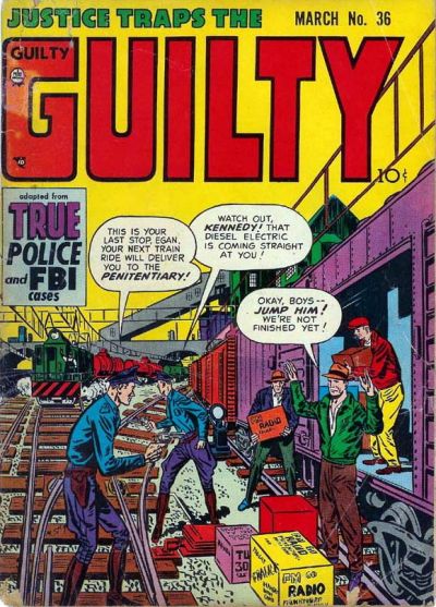 Justice Traps the Guilty (Prize, 1947 series) v5#6 (36) (March 1952)
