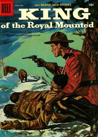 King of the Royal Mounted (Dell, 1952 series)  #21 (June-August 1956)