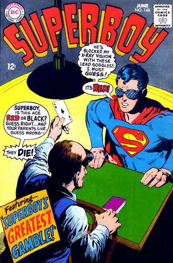 Superboy's Greatest Gamble!