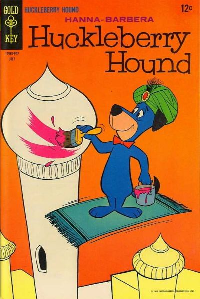 Huckleberry Hound (Western, 1962 series) #34 (July 1968)