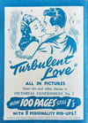 Honeymoon Library (NZ Publisher, 1958? series) #57 — Turbulent Love (page 1)