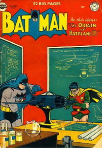 Batman (DC, 1940 series)  #61 (October-November 1950) — The Origin of Batplane II!
