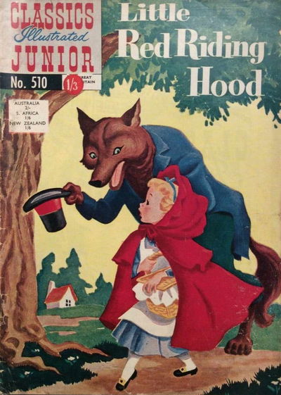 Classics Illustrated Junior (Strato, 1956? series) #510 — Little Red Riding Hood ([June 1957?])