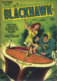 Blackhawk (Quality, 1944 series)  #21 (October 1948)