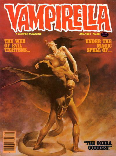 Vampirella (Warren, 1969 series) #93 January 1981