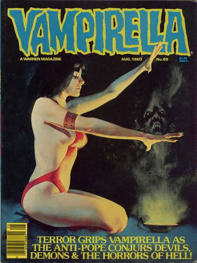 Vampirella (Warren, 1969 series) #89 August 1980