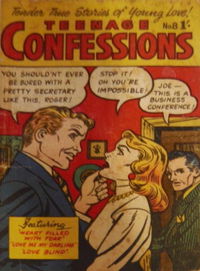 Teenage Confessions (Barmor, 1954 series) #8 [February 1955?]