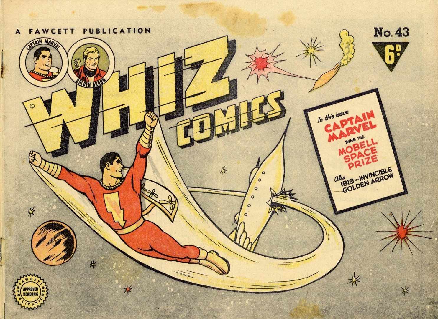 Whiz Comics (Cleland, 1949 series) #43 ([August 1950?])