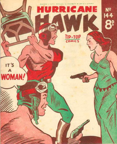 Hurricane Hawk  #144 ([August 1950?])