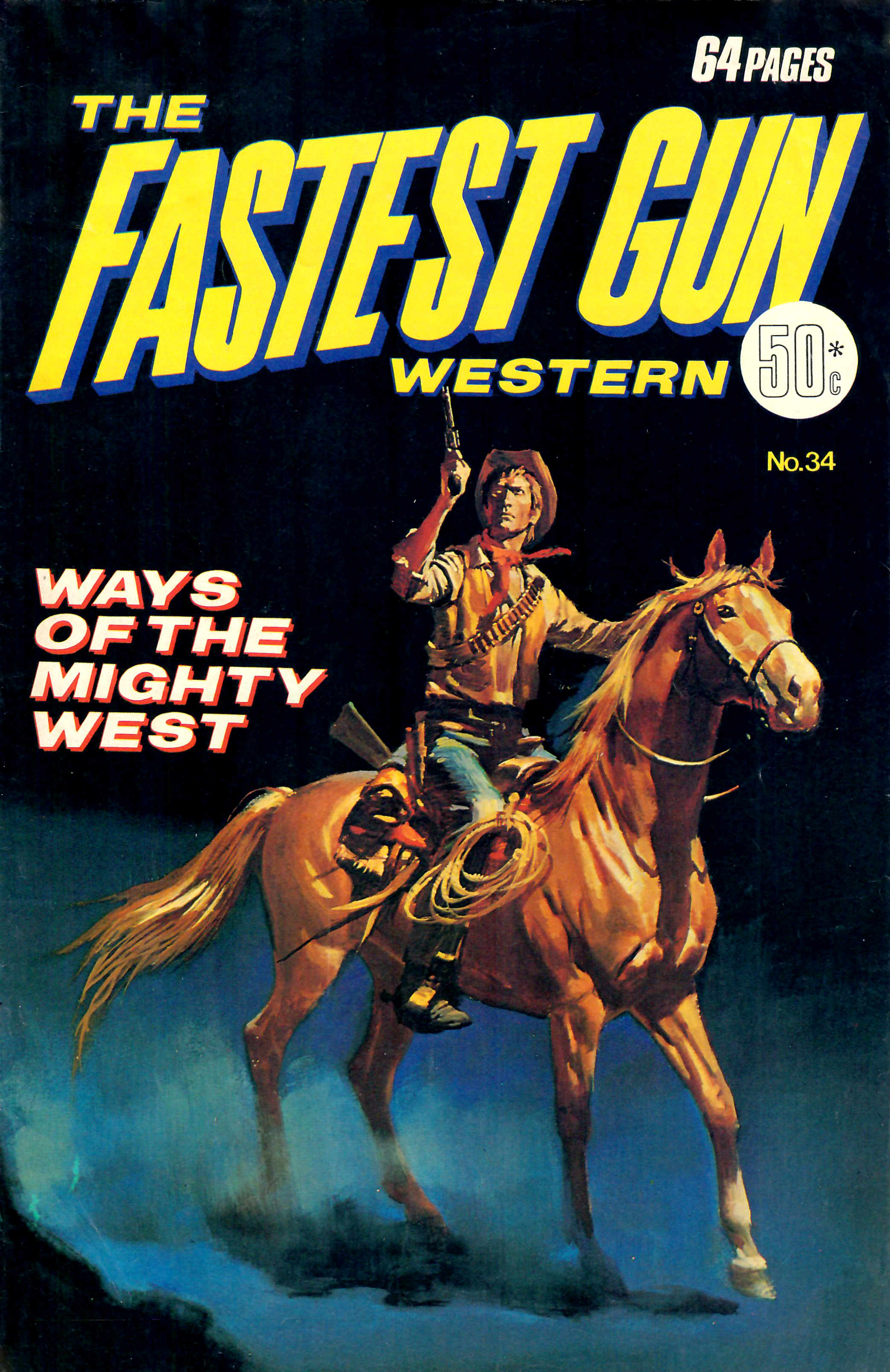 The Fastest Gun Western (Murray, 1977 series) #34 ([December 1978?])