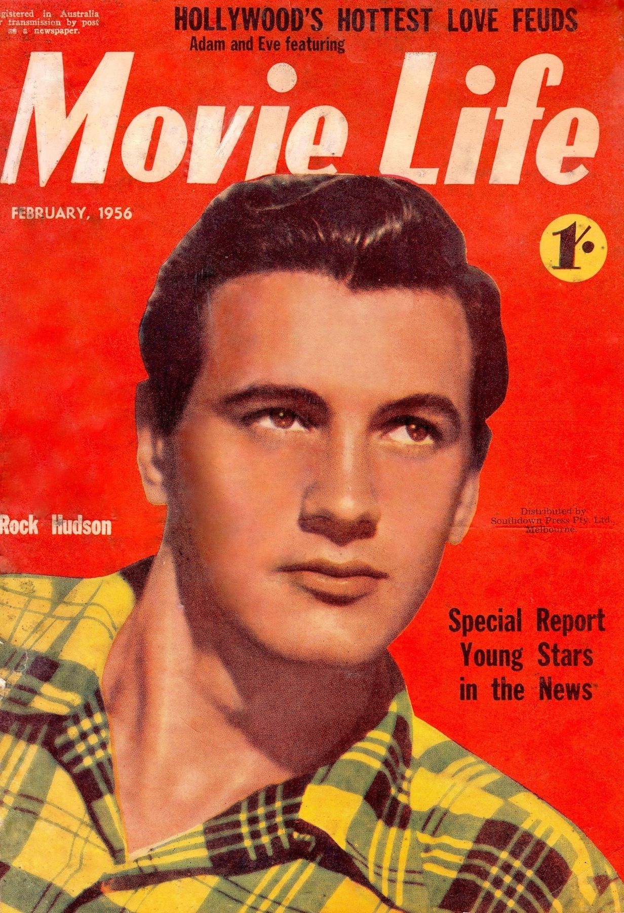 Adam and Eve Featuring Movie Life (Southdown Press, 1945 series) v10#8 ([February 1956?])