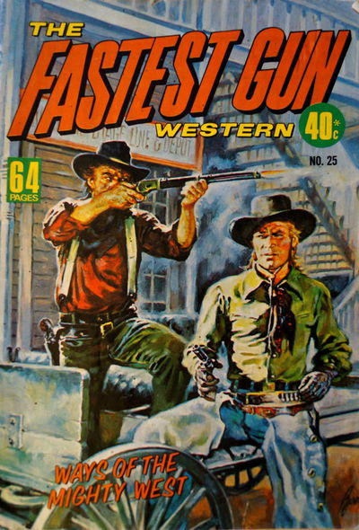 The Fastest Gun Western (KG Murray, 1974 series) #25 [September 1976?]