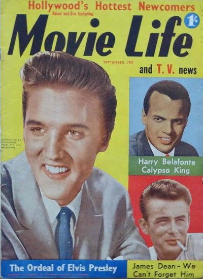 Adam and Eve Featuring Movie Life and T.V. News  v12#3 (September 1957)