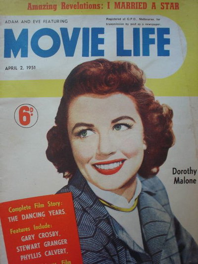Adam and Eve Featuring Movie Life  v5#10 (2 April 1951)