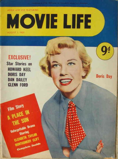 Adam and Eve Featuring Movie Life (Southdown Press, 1945 series) v6#2 1 August 1951