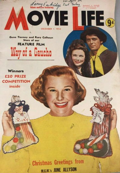 Adam and Eve Featuring Movie Life  v7#6 (1 December 1952)