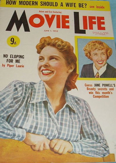Adam and Eve Featuring Movie Life  v7#12 (1 June 1953)