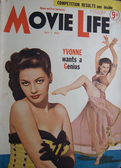 Adam and Eve Featuring Movie Life  v8#1 (1 July 1953)
