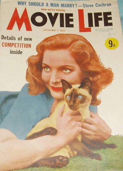 Adam and Eve Featuring Movie Life  v8#3 (1 September 1953)