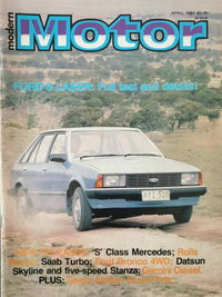 Modern Motor (Modern Magazines, 1976? series) v27#11 April 1981