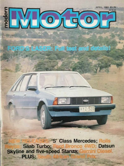 Modern Motor (Modern Magazines, 1976? series) v27#11 (April 1981)