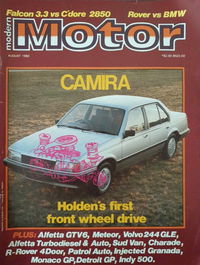 Modern Motor (Murray, 1978? series) v29#3 (August 1982)