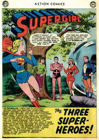 The Three Super-Heroes (<span class="fw-500">Action Comics</span>  #267 (August 1960)), page 1