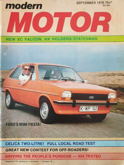 Modern Motor (Modern Magazines, 1976? series) v23#4 September 1976