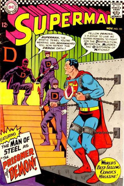 Superman (DC, 1939 series) #191 November 1966