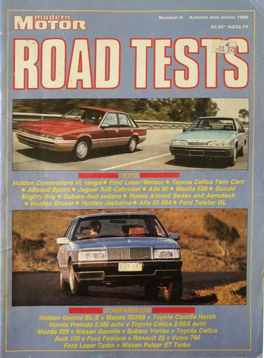 Modern Motor Road Tests (Murray, 1982 series) #9 ([Autumn and Winter 1986?])