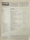 Modern Motor Road Tests (ACP, 1987? series) #13 — Contents (page 1)