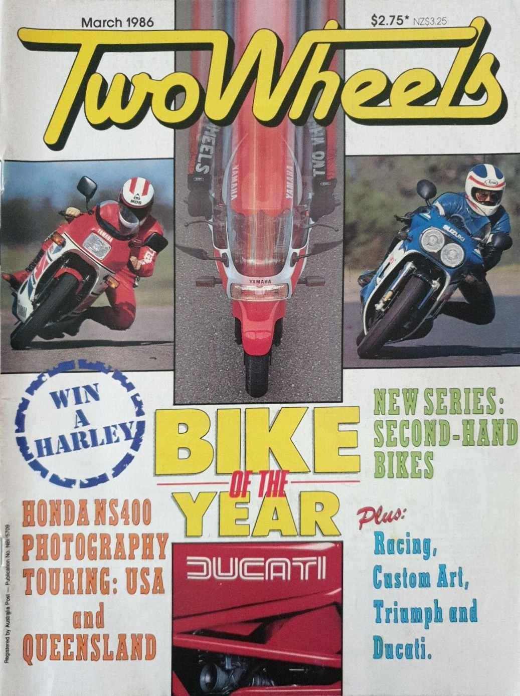 Two Wheels (Federal, 1981 series) March 1986 (March 1986)