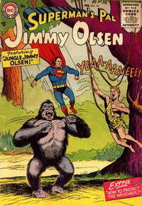 Superman's Pal, Jimmy Olsen (DC, 1954 series)  #10 (February 1956) — Jungle Jimmy Olsen!