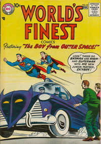 World's Finest Comics (DC, 1941 series)  #92 (January-February 1958) — The Boy From Outer Space!