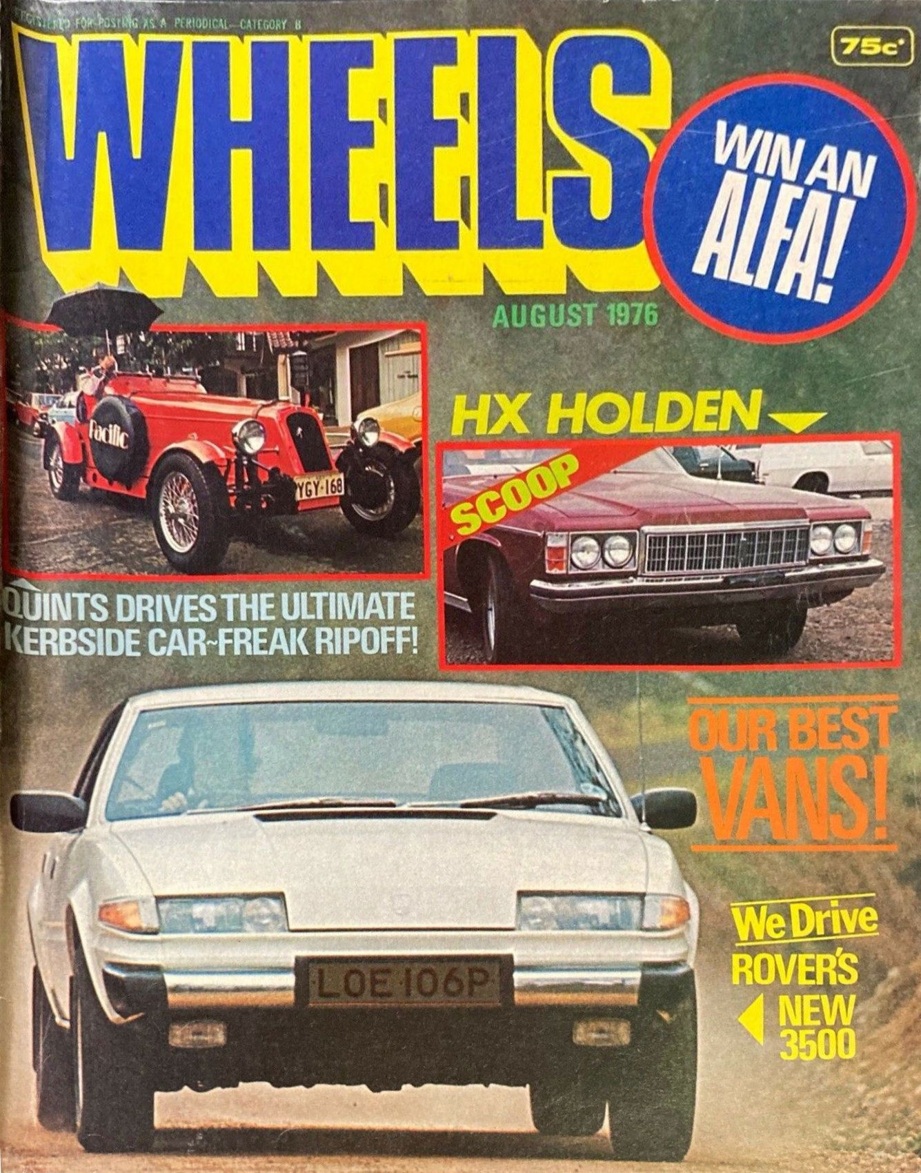Wheels (KG Murray, 1973 series) v45#3 (August 1976)