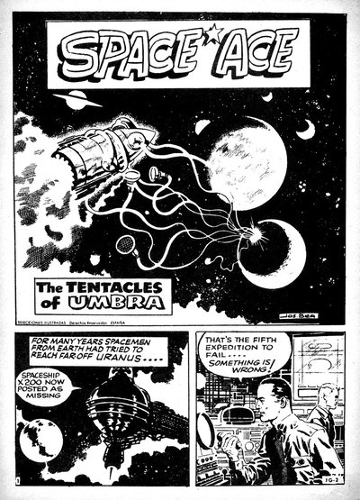Space Ace Guardian of the Universe (Atlas Publishing, 1960 series)  #18 (January 1962) — The Tentacles of Umbra