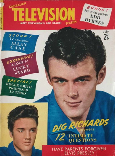 Australian Television Screen (Commag, 1959 series) #8 July 1960